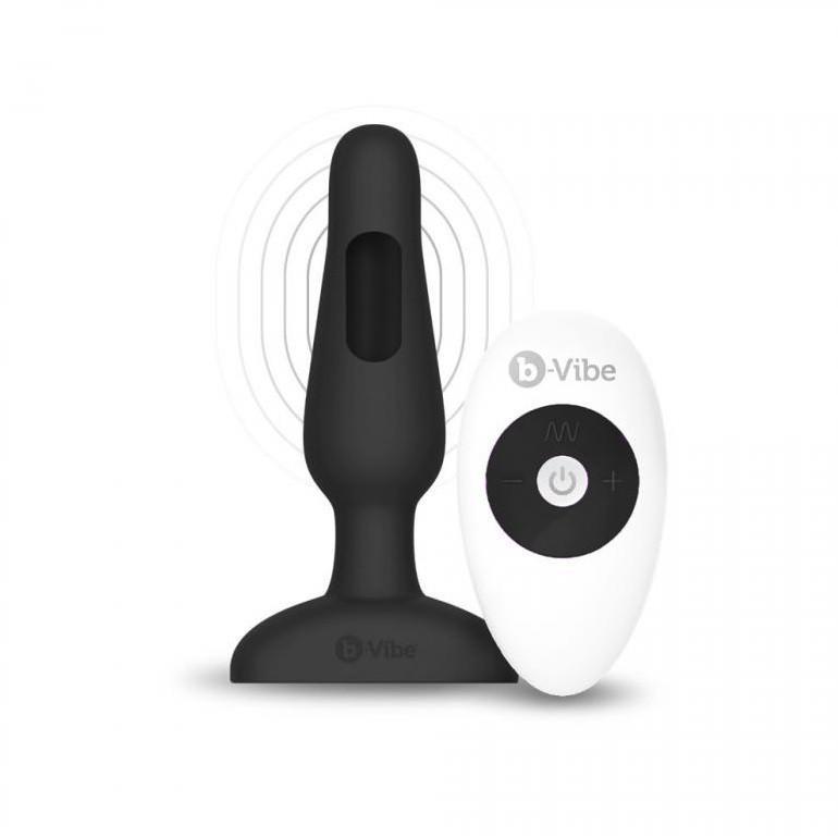b-Vibe Remote Control Novice Vibrating Silicone Plug