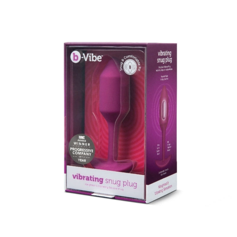 B-Vibe Vibrating Snug Plug Weighted Balls Plug