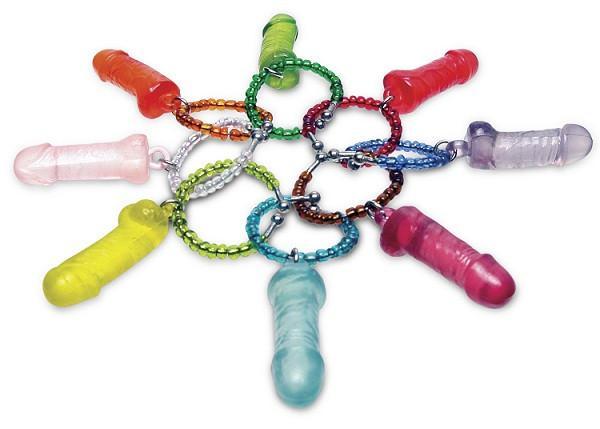 Bachelorette Party Dicky Wine Charms