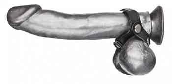 Blueline C&B Gear V-Style Cock Ring With Ball Divider