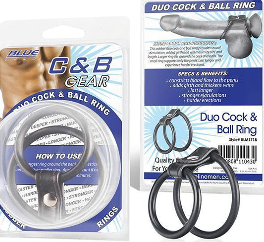 Blueline Cock and Ball Gear Duo Cock And Ball Ring