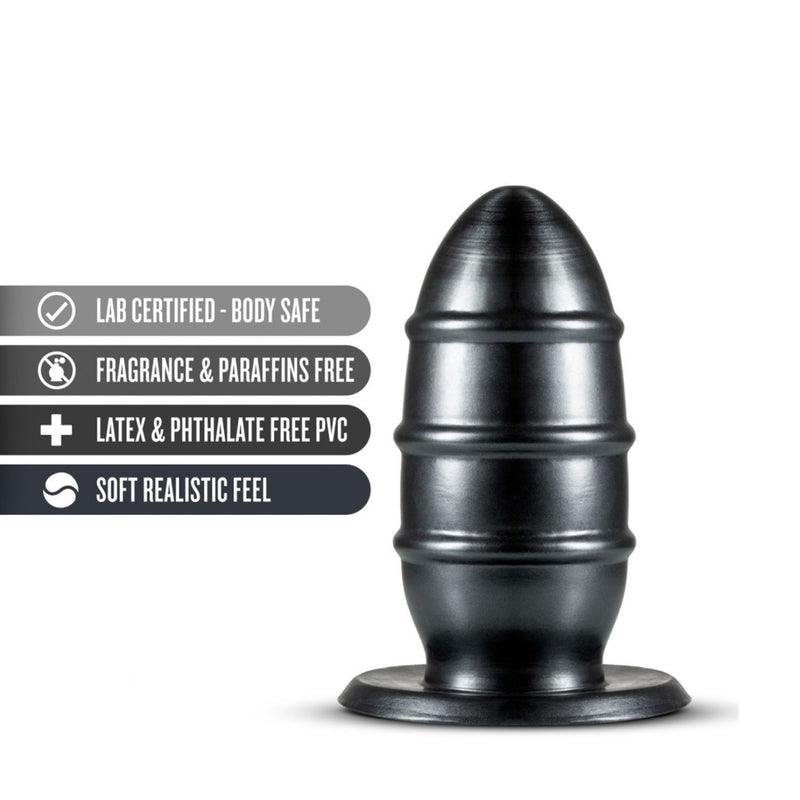 Blush Jet Fuc Plug Black 8.25 Inch
