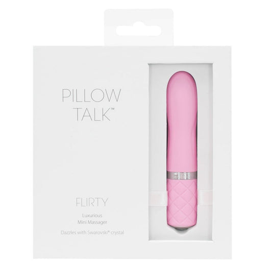 BMS Pillow Talk Flirty USB Rechargeable Bullet Pink (Limited Period Sale)