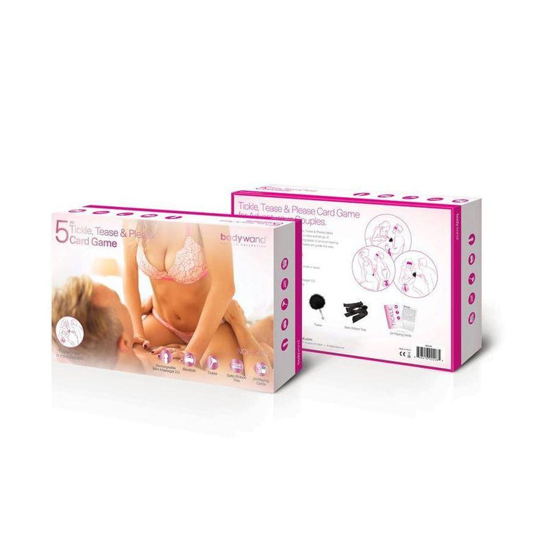 Bodywand 5 Piece Tickle, Tease And Please Card Game Set