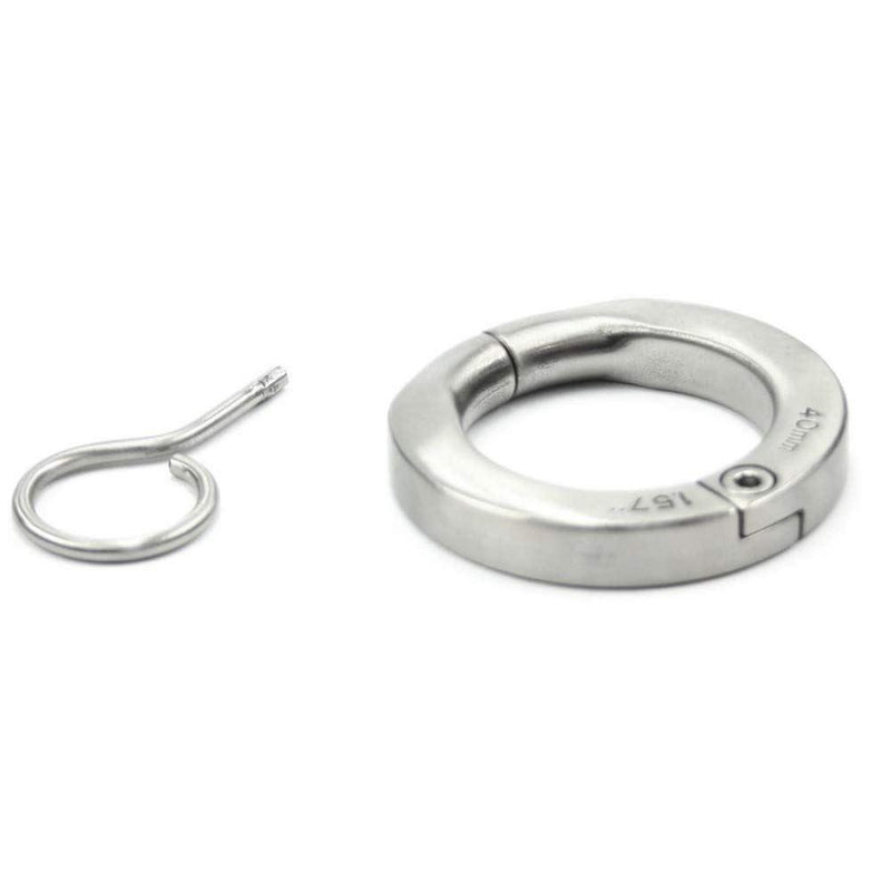 BON4 Lockable Penis Ring 46 mm