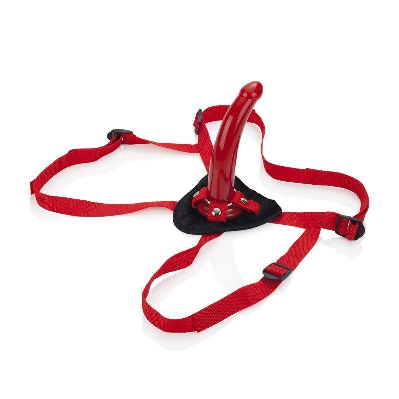 CalExotics Red Rider G-Spot Strap On Harness Kit (Limited Period Sale)