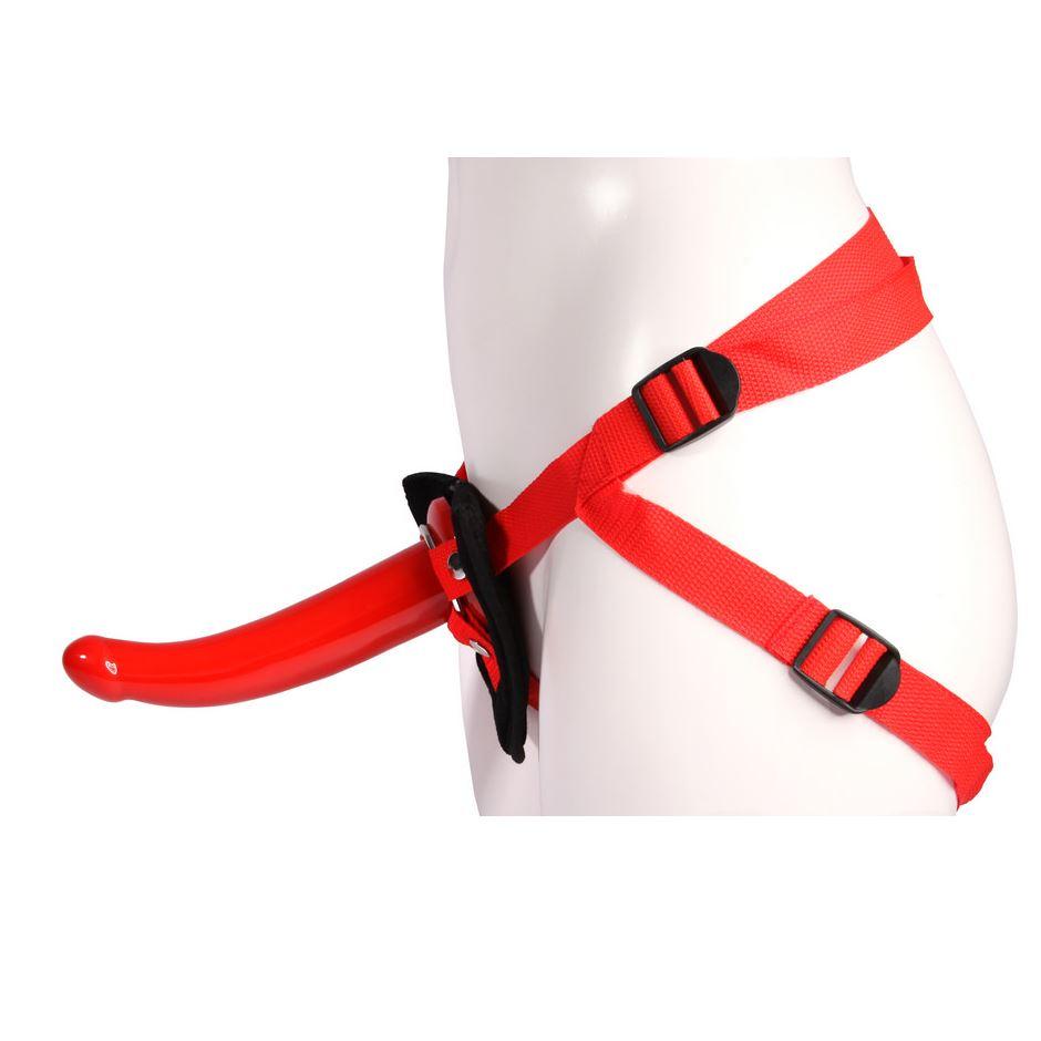 CalExotics Red Rider G-Spot Strap On Harness Kit (Limited Period Sale)