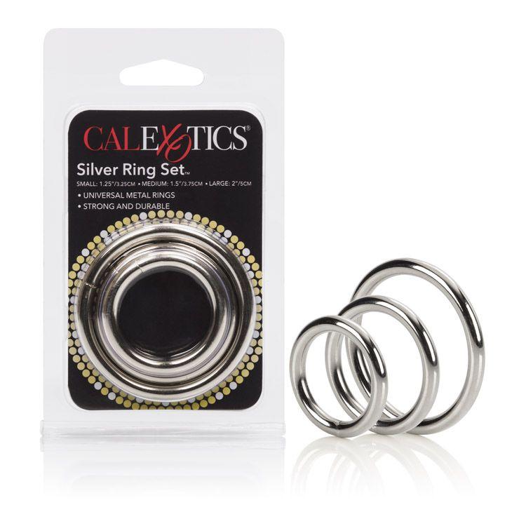 CalExotics Silver Ring 3 Piece Set