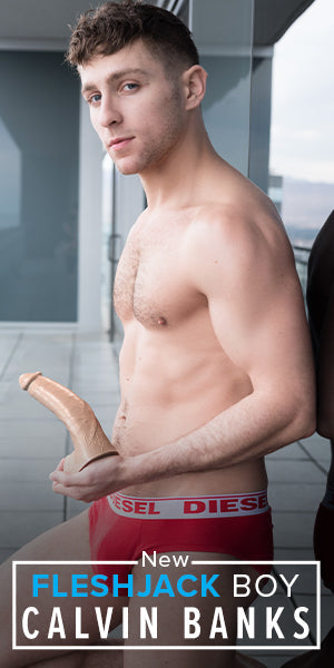 Fleshjack Boys Calvin Banks 7.75 Inch Dildo or Spank Bank Signature Butt (Pre Order Item)