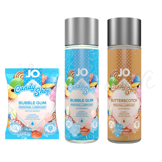 System JO H2O Flavored Candy Shop 60 ml 2 fl oz Bubble Gum or Butterscotch
