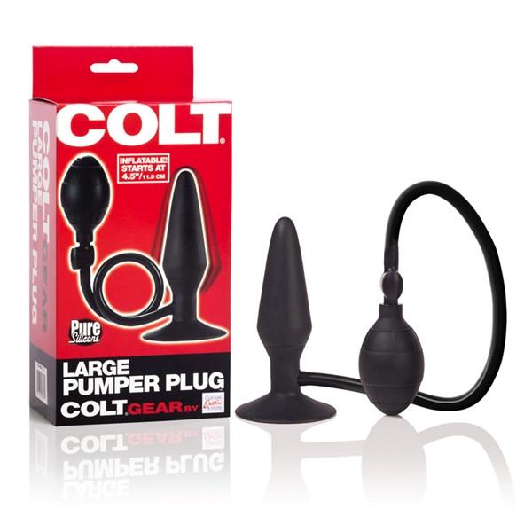 Colt Pumper Plug Inflatable Anal Plug Medium or Large or XXL
