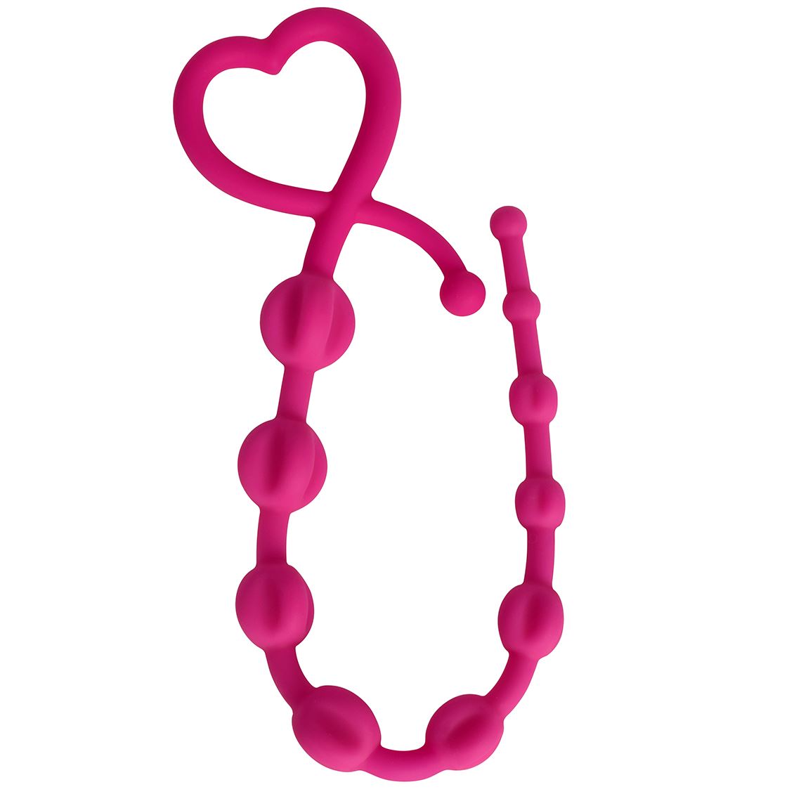 Curve Toys Gossip Hearts N Spurs Anal Bead Magenta