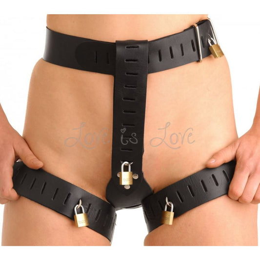 Strict Leather Deluxe Locking Women Chastity Belt SP365SM [Limited Period Sale]