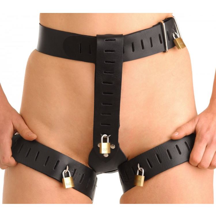 Strict Leather Deluxe Locking Women Chastity Belt SP365SM [Limited Period Sale]