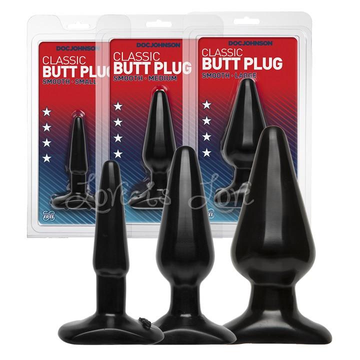 Doc Johnson Classic Butt Plug (In New Packaging)