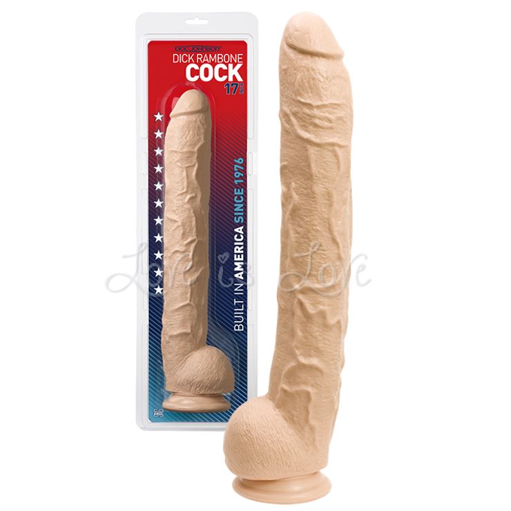 Doc Johnson Dick Rambone Cock 17 Inch (New Latest Packaging)