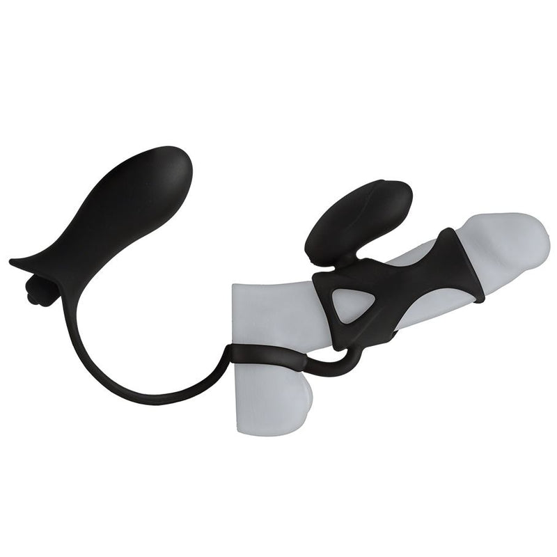 Doc Johnson Kink Caged 2 Silicone Cock Cage & Vibrating Plug