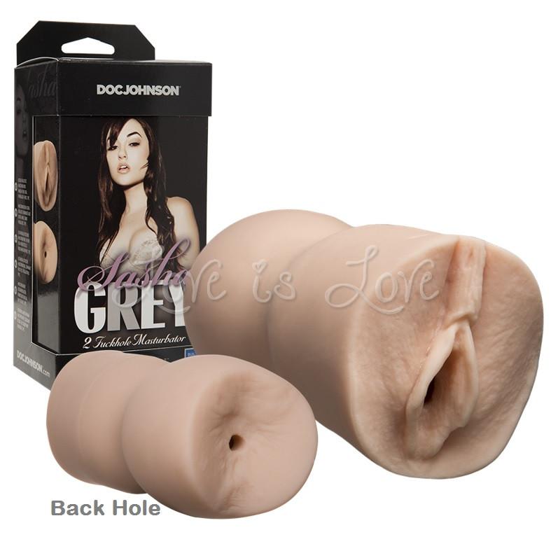 Doc Johnson Sasha Grey ULTRASKYN Masturbator 2 Fuckhole (Double Ended)