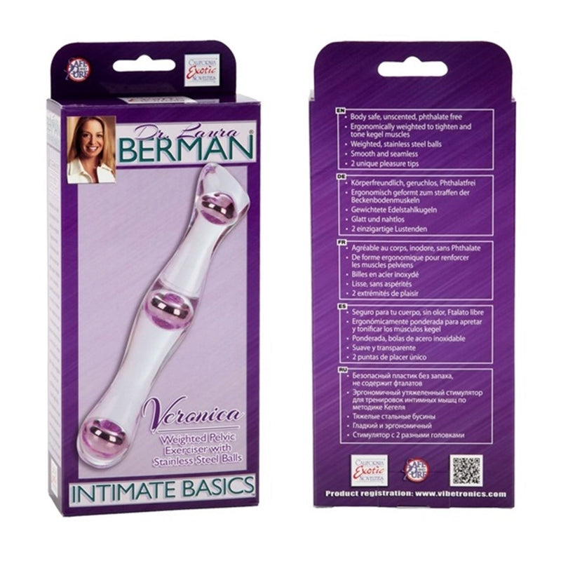 Dr. Laura Berman Weighted Pelvic Exerciser With Stainless Steel Balls Veronica [Clearance*]