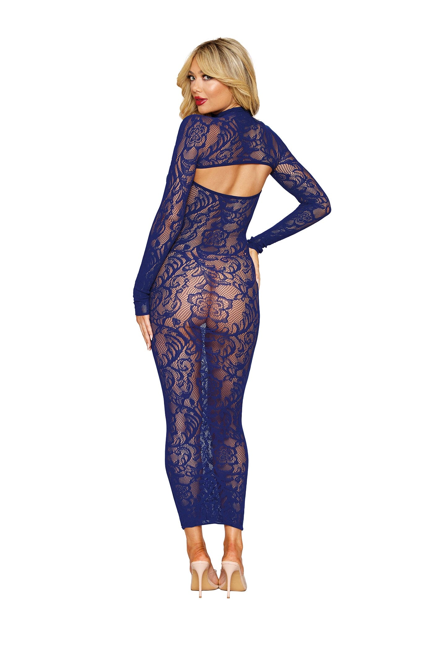 Dreamgirl 0525 Eclipse Bodystocking Gown & Shrug
