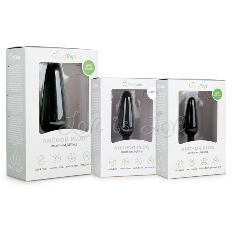 Easytoys Anchor Anal Plug Black