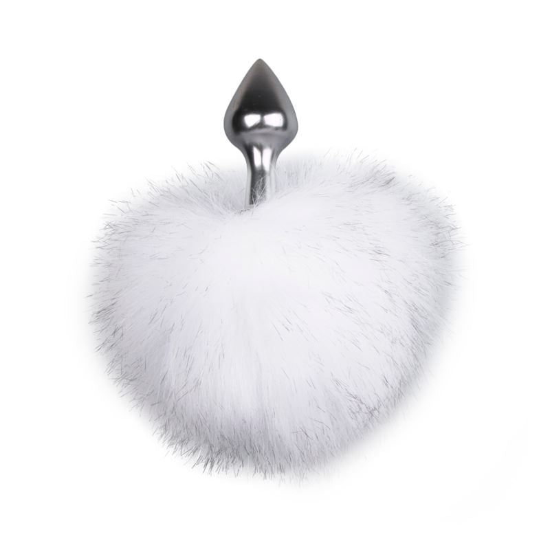 Easytoys Bunny Tail Plug No. 1 Silver/White