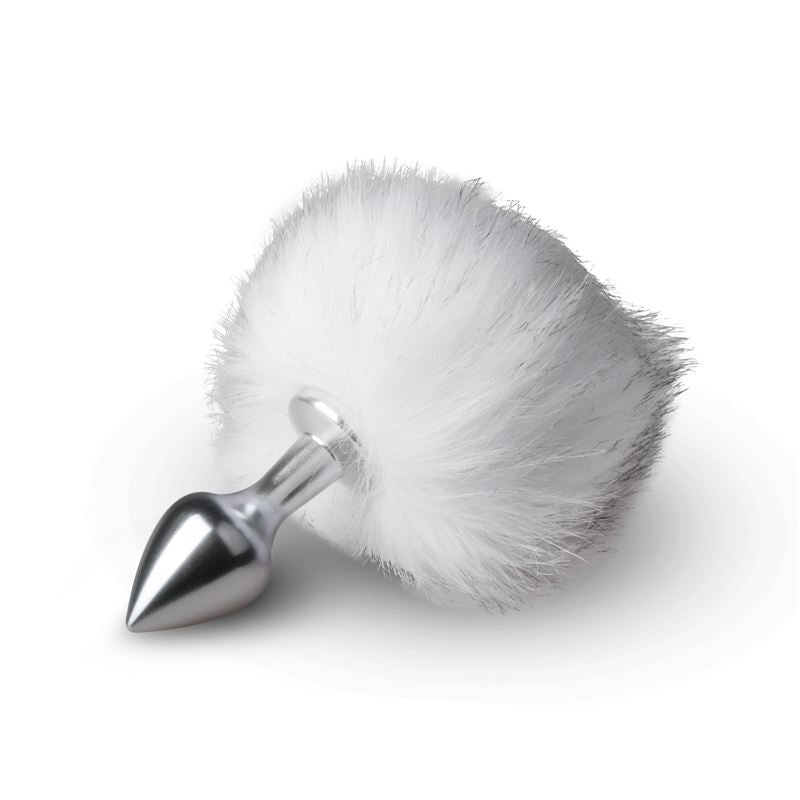 Easytoys Bunny Tail Plug No. 1 Silver/White
