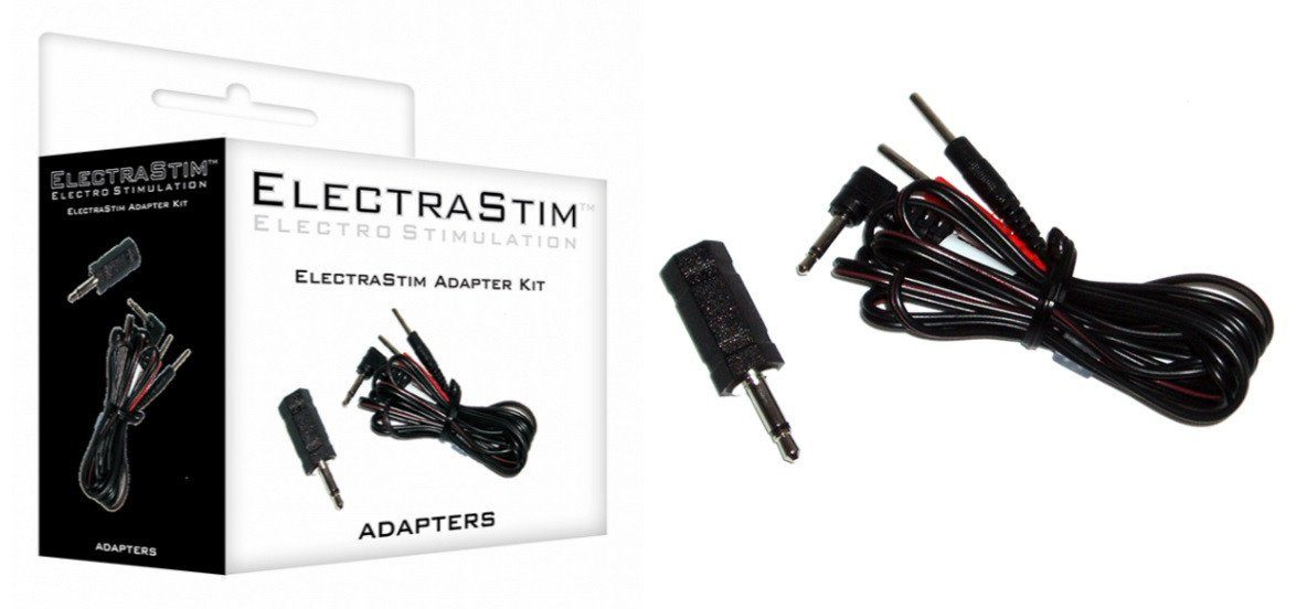 ElectraStim Adapter Cable Kit - 2.5mm/3.5mm Jack Plug (2mm Pin)