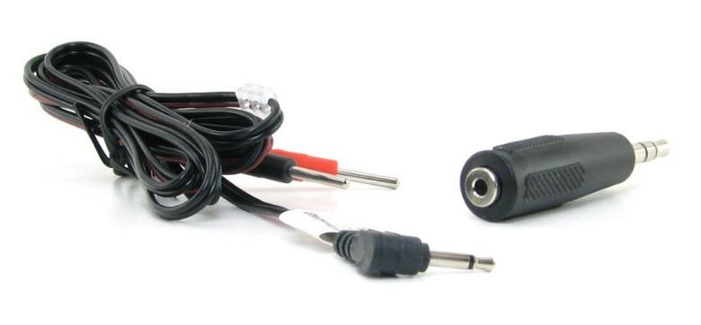 ElectraStim Adapter Cable Kit - 2.5mm/3.5mm Jack Plug (2mm Pin)