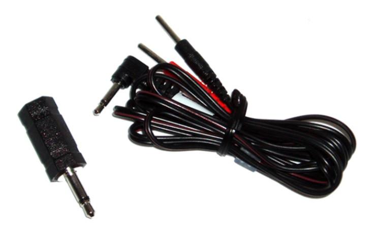 ElectraStim Adapter Cable Kit - 2.5mm/3.5mm Jack Plug (2mm Pin)