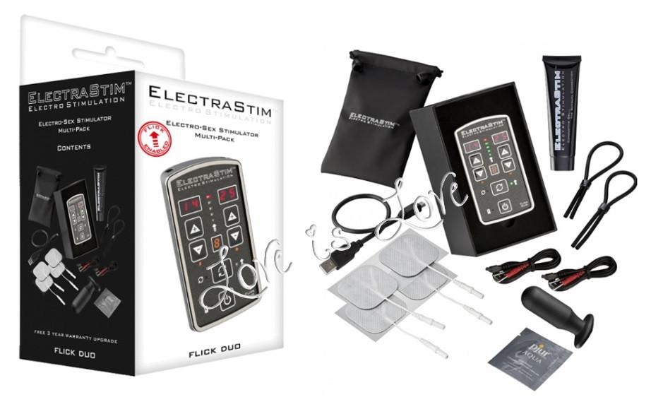 ElectraStim Flick Duo Dual Output Electro Stimulator Multi-Pack EM80-M