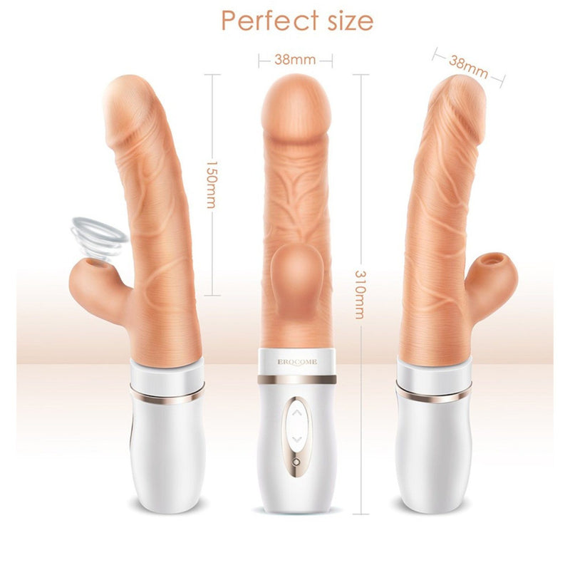 Erocome Cepheus Sucking Thrusting Heating Dildo Vibrator