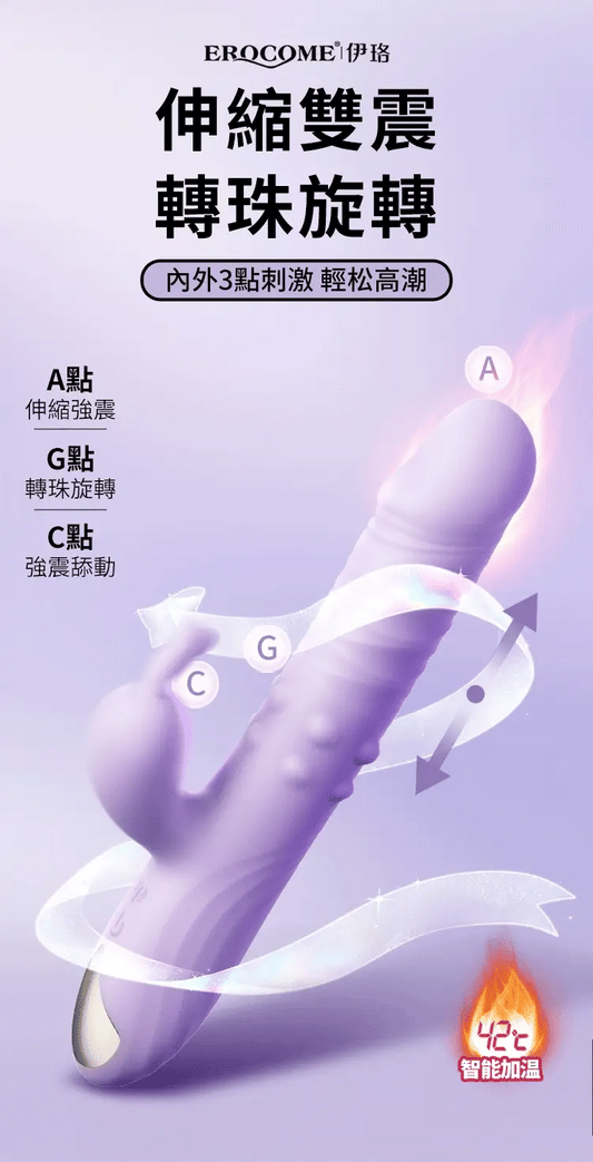 Erocome Eridanus Pro Thrusting & Heating Rabbit Vibrator
