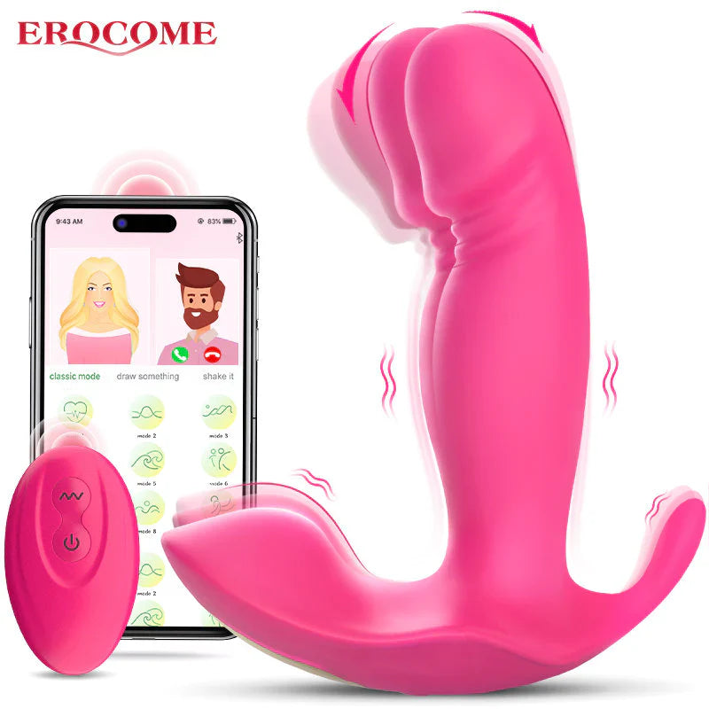 Erocome Cetus App + Remote Control Wearable Plug Vibrator