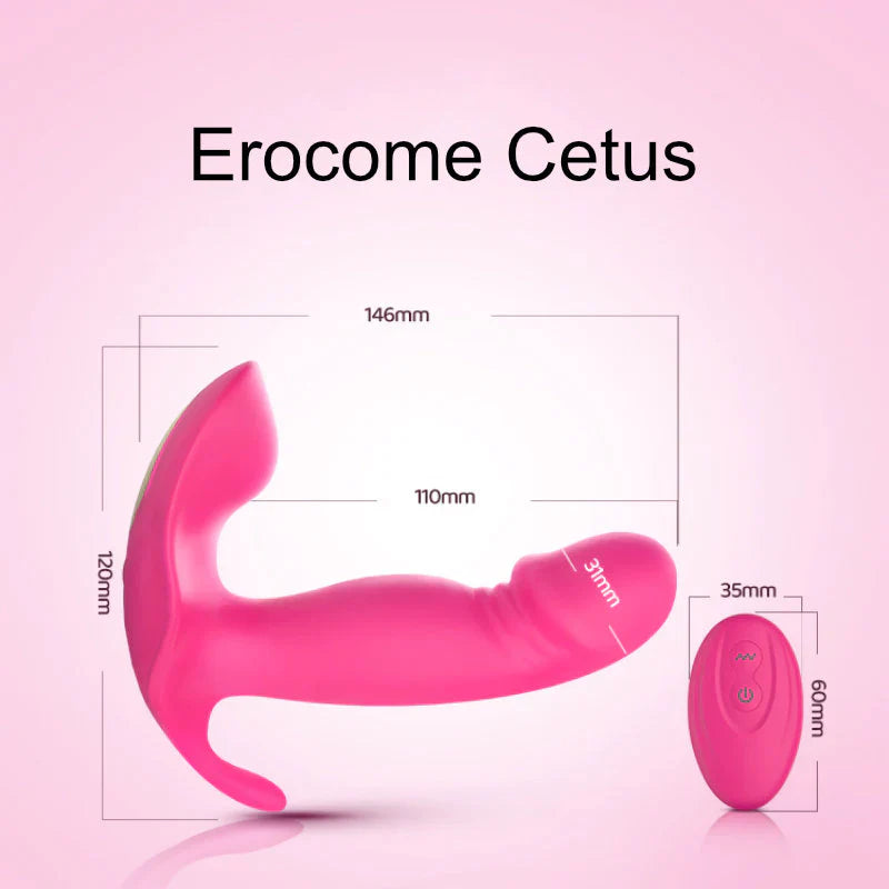 Erocome Cetus App + Remote Control Wearable Plug Vibrator