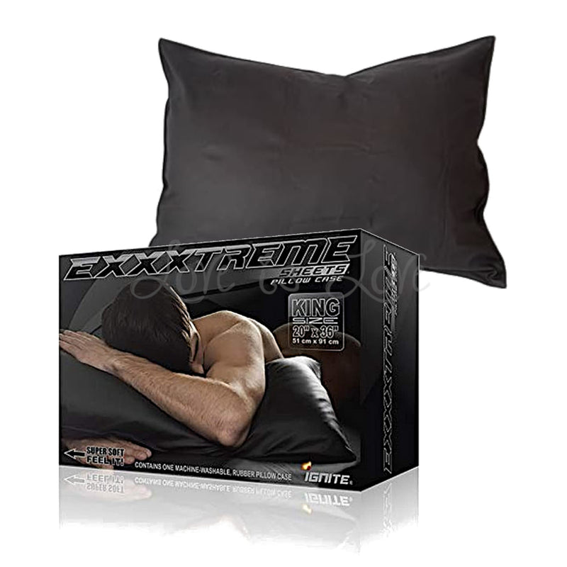 Exxxtreme Sheets Waterproof Soft Rubber Pillow Case Standard or King Size