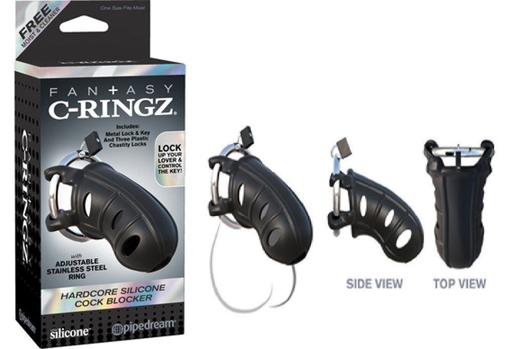 Fantasy C-Ringz Hardcore Silicone Cock Blocker