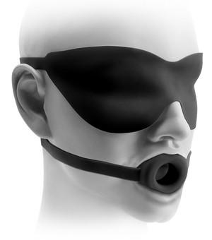 Fetish Fantasy Elite Silicone Open-Mouth Gag And Mask
