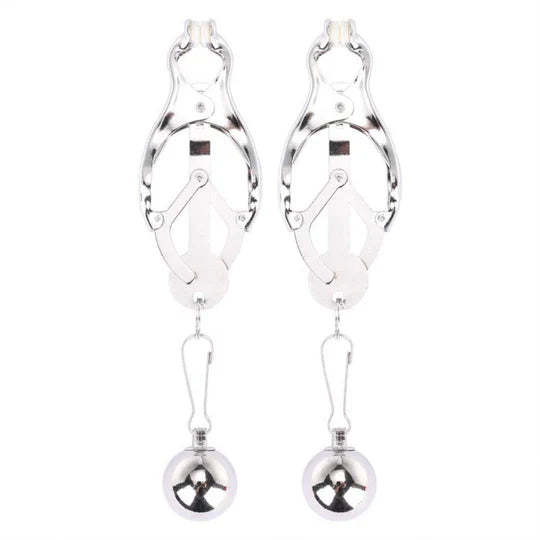 Me You Us Clover Nipple Clamp Silver