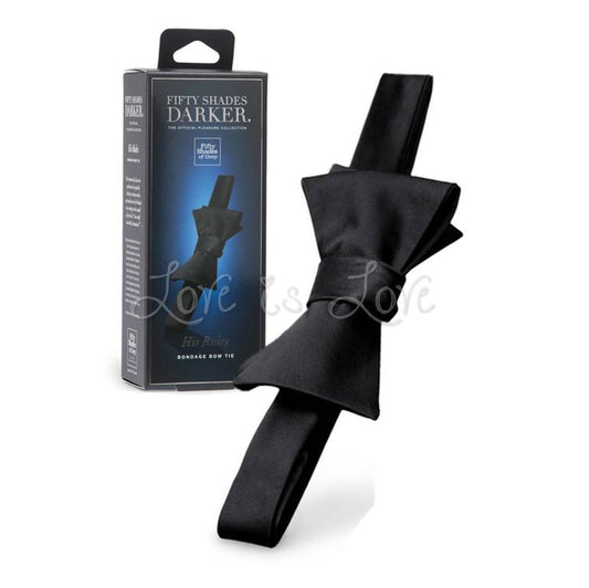 Fifty Shades Darker His Rules Bondage Bow Tie