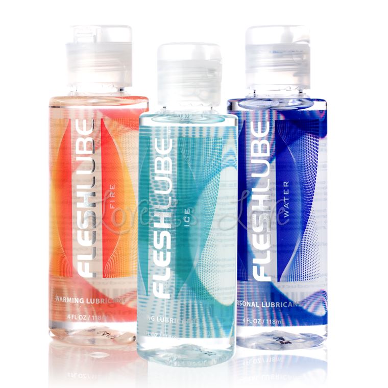 Fleshlight Fleshlube Water-Based Lubricants Water or Fire or Ice