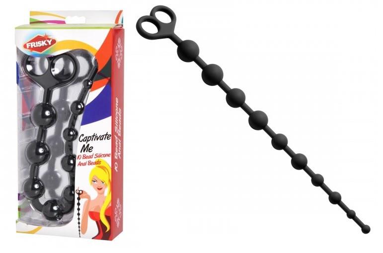 Frisky Captivate Me 10 Bead Silicone Anal Beads