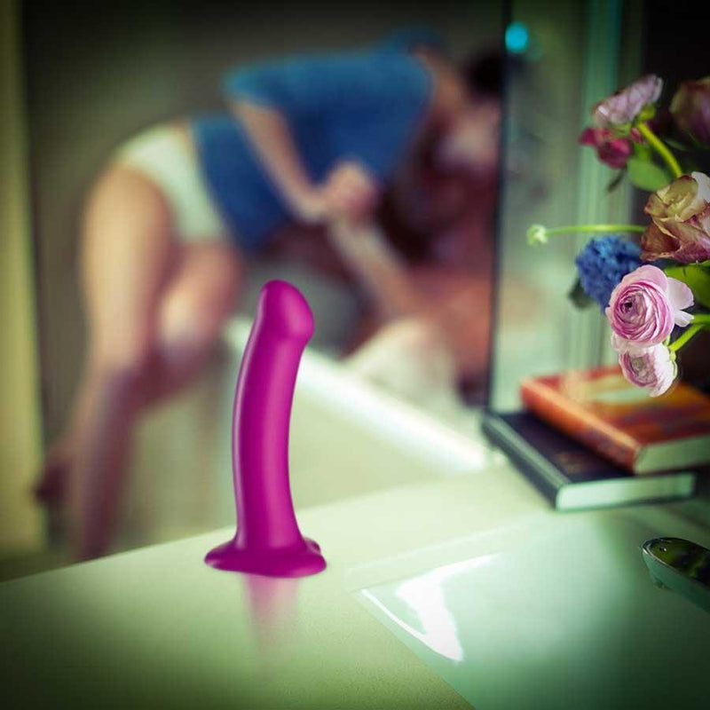 Fun Factory Magnum Silicone Dildo Black Or Blackberry (All in New Packaging)