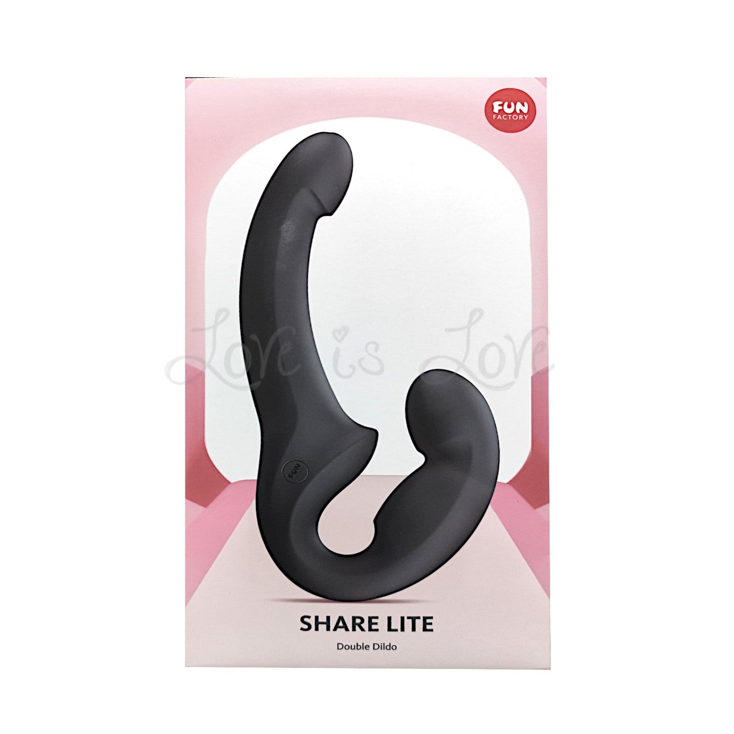 Fun Factory Share Lite Silicone Double Dildo Black (Brand New Edition 2026)