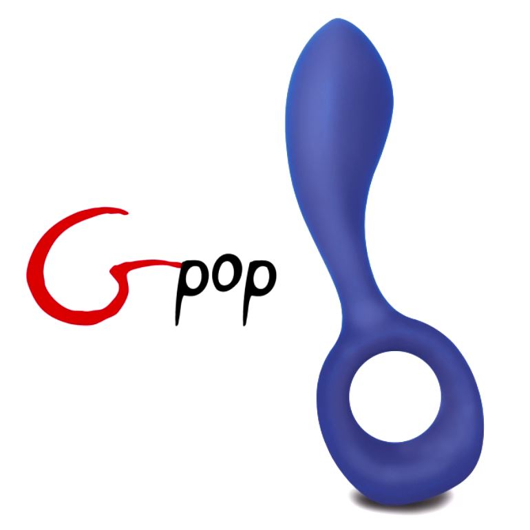 Fun Toys Gpop Male P-Spot and Female G-Spot Vibrator Royal Blue