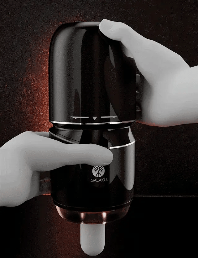 Galaku Little Cannon Rotating Suck Vibrating App-Controlled Cup