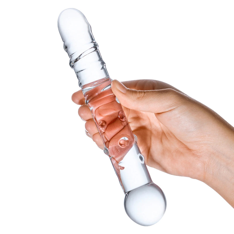 Glas Callisto Clear Glass Dildo 18 Cm