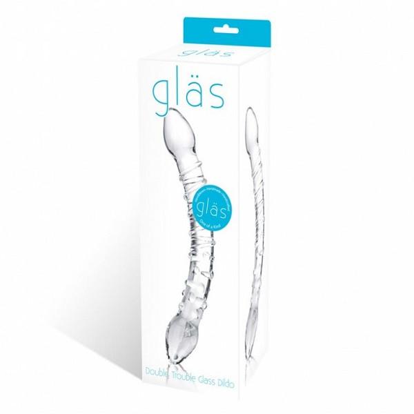 Glas Double Trouble 10 Inch Glass Dildo