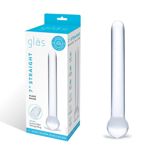 Glas 7 Inch Straight Glass Dildo
