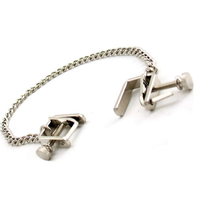 Heart 2 Heart H2H Nipple Press Clamps in Black or Chrome